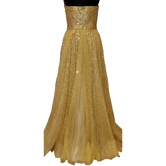 Wow Luxurious Couture Designer Evening Party Prom Glamorous Ballgown Gown Dress - Picture 5 of 16